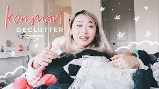 Declutter With Me (KonMari) | Spring Cleaning My Closet