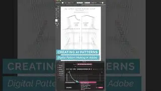 46/49 Saving Your Pattern as an Ai Pattern - Digital #PatternMaking in #AdobeIllustrator