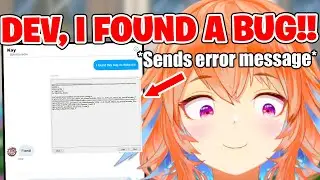 Kiara Finds a Bug in Holocure, DMs the Dev on Twitter and Gets an Instant Reply 【Hololive EN】