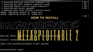 How To Install Metasploitable 2 In Virtualbox