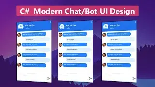 C# Tutorial -  Create A Chat/Bot Interface Using Bunifu UI WinForms