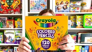 120 Colored Pencils Color Order! Sort All the 120 Crayola Colored Pencils