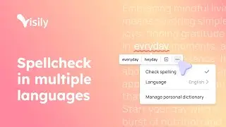 Spellcheck is now added (and for multiple languages)!