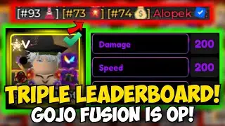 Ascension V GOJO FUSION Got me TRIPLE LEADERBOARD in Anime Champions!