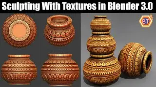 Blender Tutorial - Simple Sculpting With Textures | 3.0