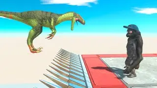 Deadly Spike Parkour - Animal Revolt Battle Simulator