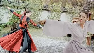 The girl turned out to be a Kung Fu master, defeating 10 masters with one move