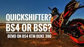 Quickshifter On Ktm Duke 390 | BS4 and BS6 #powertronic #quickshifter