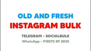 Instagram Accounts creator bot | Auto Accounts Creator | Instagram Unlimited Account Creator