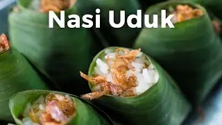 Nasi Uduk (Coconut Rice) and Fried Chicken in Jakarta