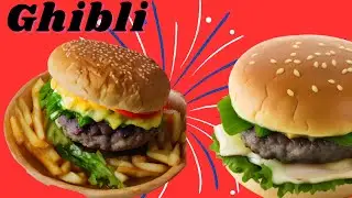 Burgers n Fries - AI Models Review - Ghibli