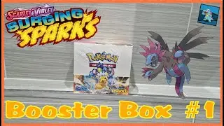 Pokémon Surging Sparks Booster Box Opening! (#1) - Hydreigon Hype!