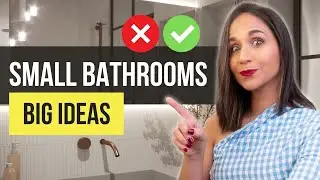 ✅ TOP 10 Ideas for SMALL BATHROOMS | Interior Design Ideas and Home Decor | Tips and Trends