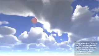 Weather Maker - Lens Flare Blocked by Clouds