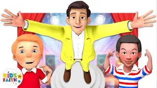 Joyful Kids Praise | Praise God with Head Shoulders Knees and Toes | Kids Faith TV