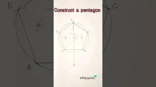 Construct a Pentagon. @SHSIRCLASSES . #geometricdrawing #geometricshapes