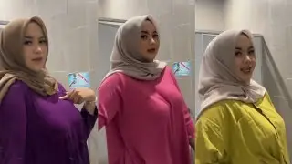 UDAH PAKE BAJU OVERSIZE MASIH KELIATAN GEDE || Jilboobs Pemersatu Bangsa || Tiktok Hijab Tobrut Hot💦