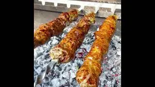 Liver kebab. The liver in this form, you definitely have not tried it yet