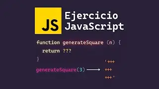 🧨 Ejercicio de JavaScript: Crea un cuadrado de dimensión N a base de símbolos +