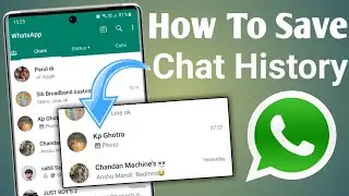 how to save whatsapp chat history | how to save whatsapp chat history on google drive