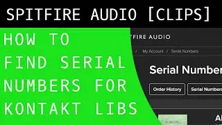 How To Locate Spitfire Audio Kontakt Player Library Serial Numbers