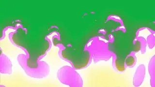 ANIME FIRE  BURN GREEN SCREEN ANIMATION EFFECTS TRANSITION