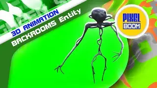 Green Screen BACKROOMS Entity Bacteria Man 3D Animations PixelBoom