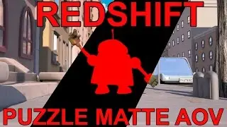 Redshift Exporting Puzzle Matte to Nuke Tutorial