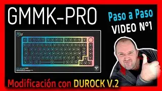 GMMK PRO de Glorious Con Estabilizadores DUROCK v.2 ⭐ PASO A PASO 2023 ⭐ Video 1