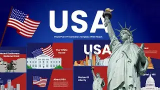 USA Template with Morph Animation for PowerPoint and Google Slides