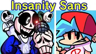 Friday Night Funkin Vs Insanity Sans FULL WEEK + Cutscenes | Insanity Unleashed (FNF Mod/Hard)