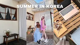 SUMMER IN KOREA | cafe hopping, daily routine☕️🎧🌸 лето в Корее, влог