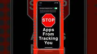 How To Stop Apps From Tracking You On Your iPhone #shorts