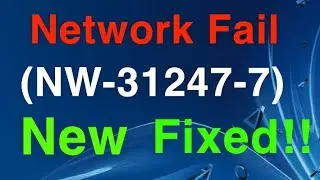 PS4 (NW-31247-7) Error code Network connection has timed out. NEW FIX!!