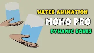 water animation - dynamic bone tutorial -MOHO PRO-ANIME STUDIO