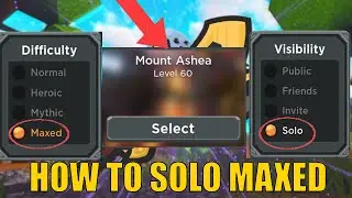 HOW TO BEAT MAXED SOLO | Roblox Adventure Up