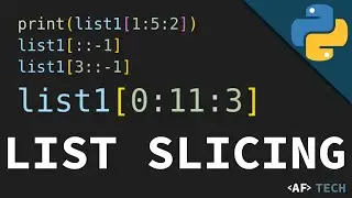 List Slicing in Python EXPLAINED