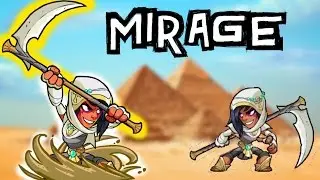 NEW SCYTHE LEGEND RELEASED! • Mirage Brawlhalla Gameplay