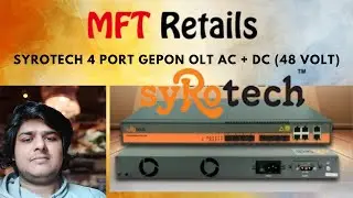 Syrotech OLT 4 Port with AC and 48Volt DC Supply SY-GOPON-4OLT-L3-DC