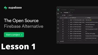 كورس Supabase Database | الدرس 1