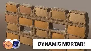 Create Dynamic Brick & Mortar in Cinema 4D | A Happy Toolbox Tutorial