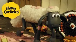 🐑Shaun, o Carneiro [Shaun the Sheep] Bolo para comida! 🐑 Hora Especial🐑| Cartoons Para Crianças