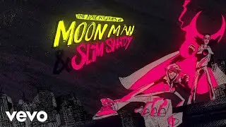 Kid Cudi, Eminem - The Adventures Of Moon Man & Slim Shady (Lyric Video)