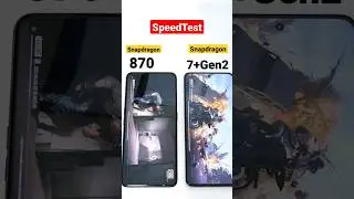 Snapdragon 7+Gen2 vs 870 Speedtest 🔥🔥🔥