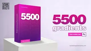 PHOTOSHOP Pro Reveals 5500 Gradient Secrets!