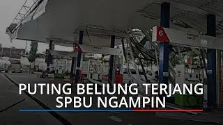 Puting Beliung Terjang Kawasan Ngampin, Lima Rumah dan SPBU Rusak