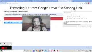 Javascript Project to Extract ID From Google Drive File Sharing Link in Browser