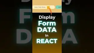 how to display form data dynamically in react js. #reactjs #reactjstutorial #webdevelopment