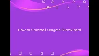 How to uninstall Seagate DiscWizard from Windows completely