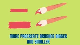 Procreate - Adjust Min & Max Brush Sizes - Make Brushes Bigger & Smaller